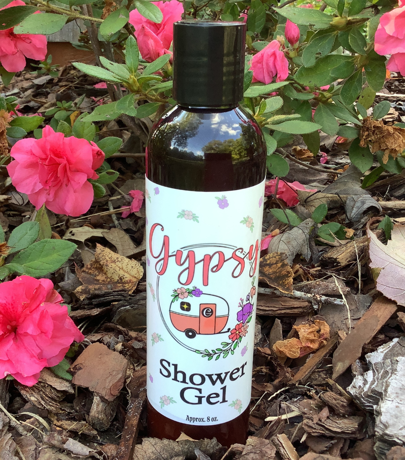RV safe shower gel Botanically Based Gypsy – Glampy Girl