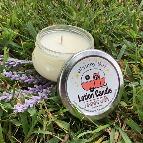 Lavender Fields Lotion Candle